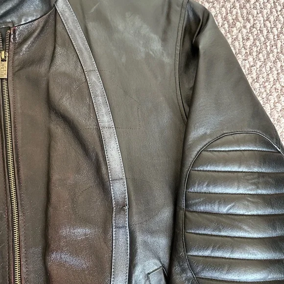 Vintage Wilda USA Leather Jacket Moto Biker Men’s XL Padding
